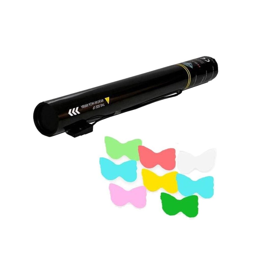 lanzador eléctrico confeti mariposas papel