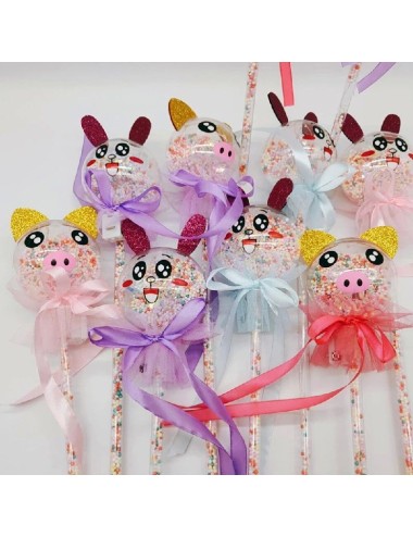 varita led bola mágica y lazo