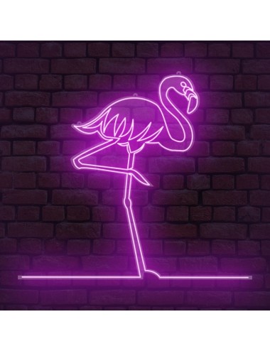 cartel neón flamenco