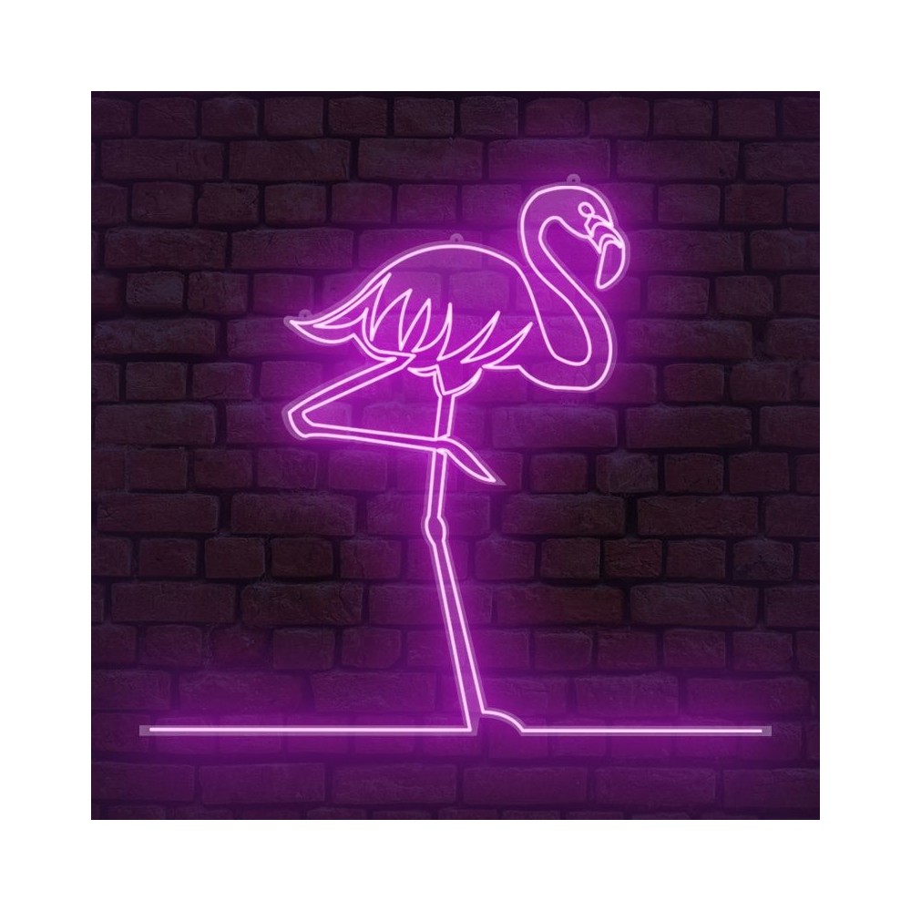 cartel neón flamenco