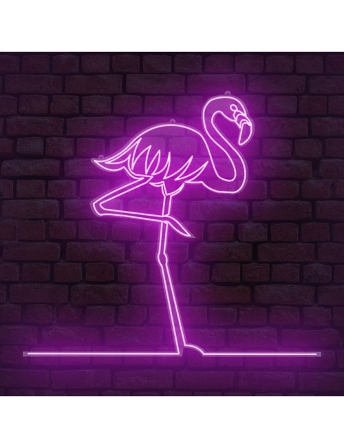 cartel neón flamenco