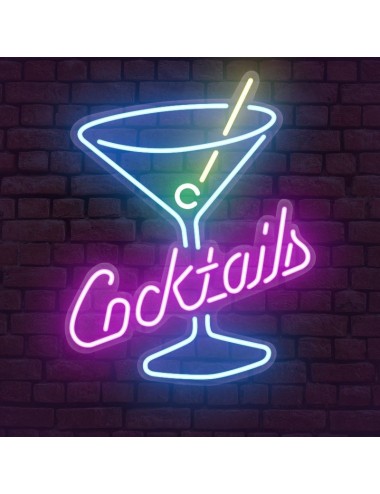 cartel neón cocktails