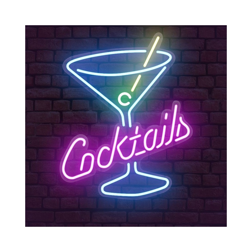 cartel neón cocktails