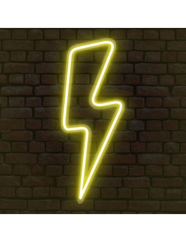 Neón con Forma de Rayo