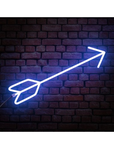lámpara neón flecha