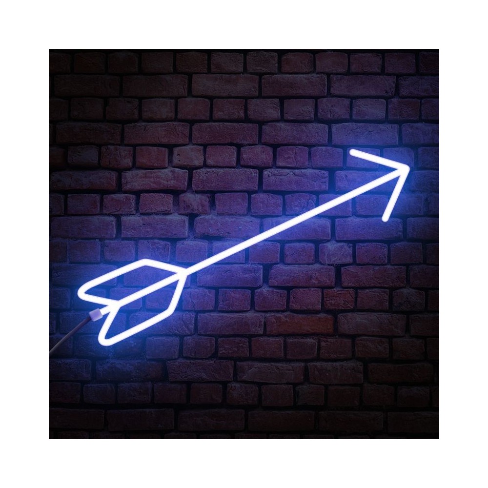 lámpara neón flecha