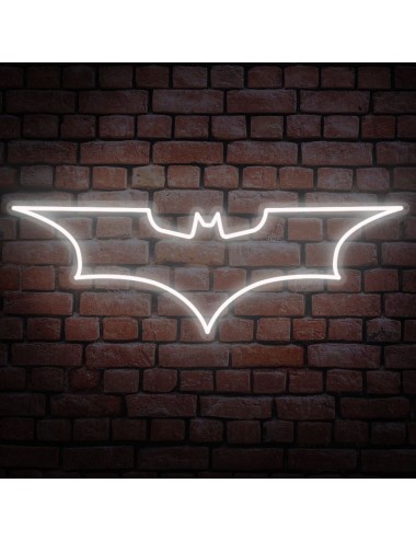 cartel neón batman clásico
