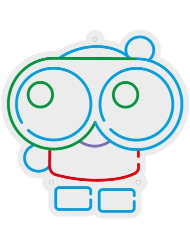 diseño vector cartel neón