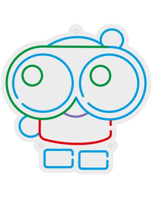 diseño vector cartel neón