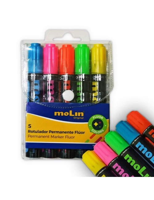Rotulador permanente flúor
