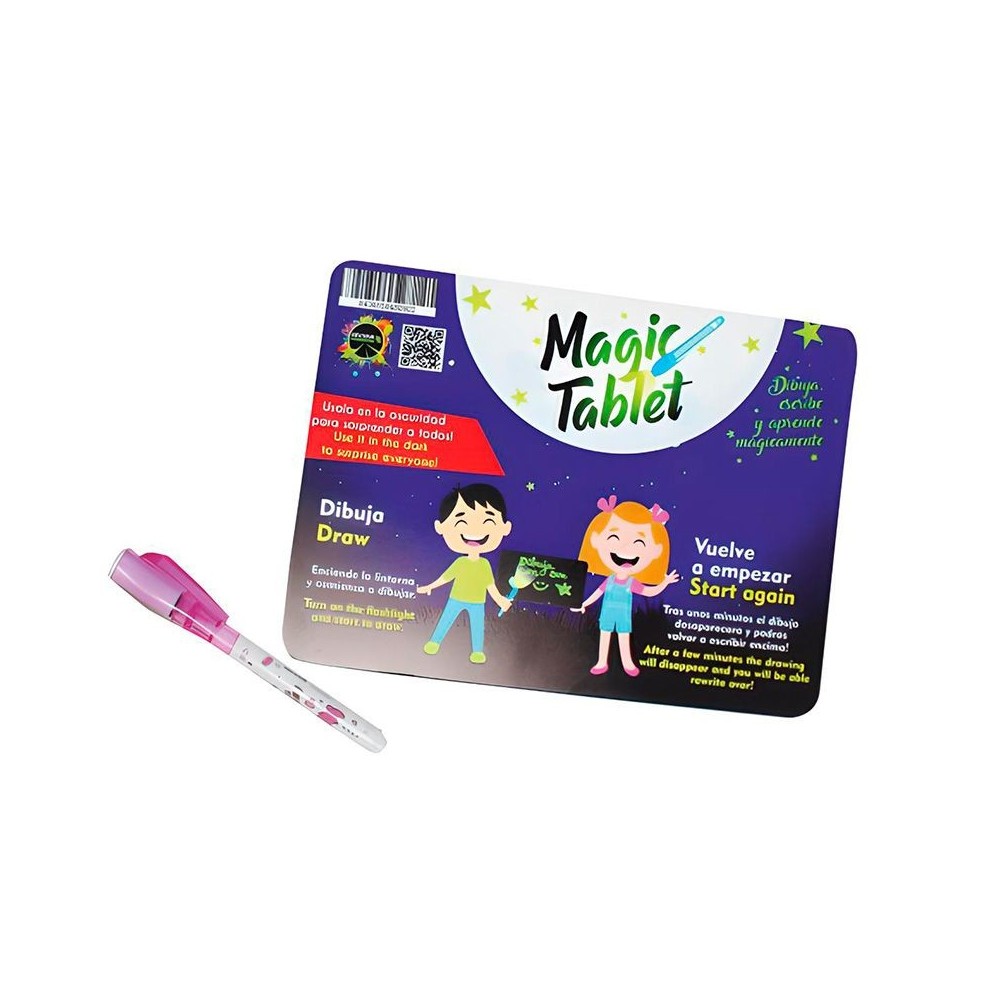 pizarra fluorescente uv