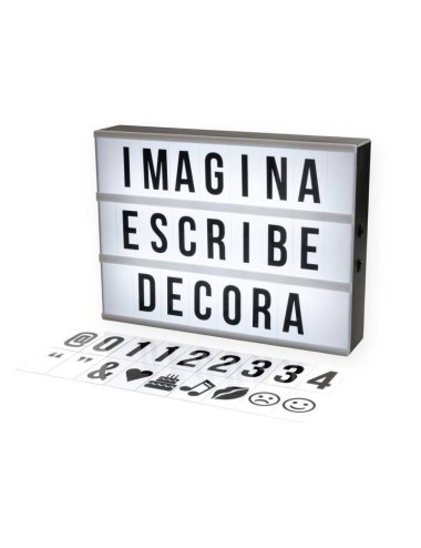 caja luminosa mensajes