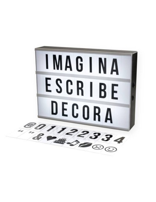 caja luminosa mensajes