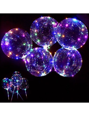 Globos LED transparentes