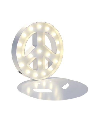 símbolo paz led