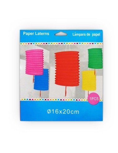 farolillos papel colores