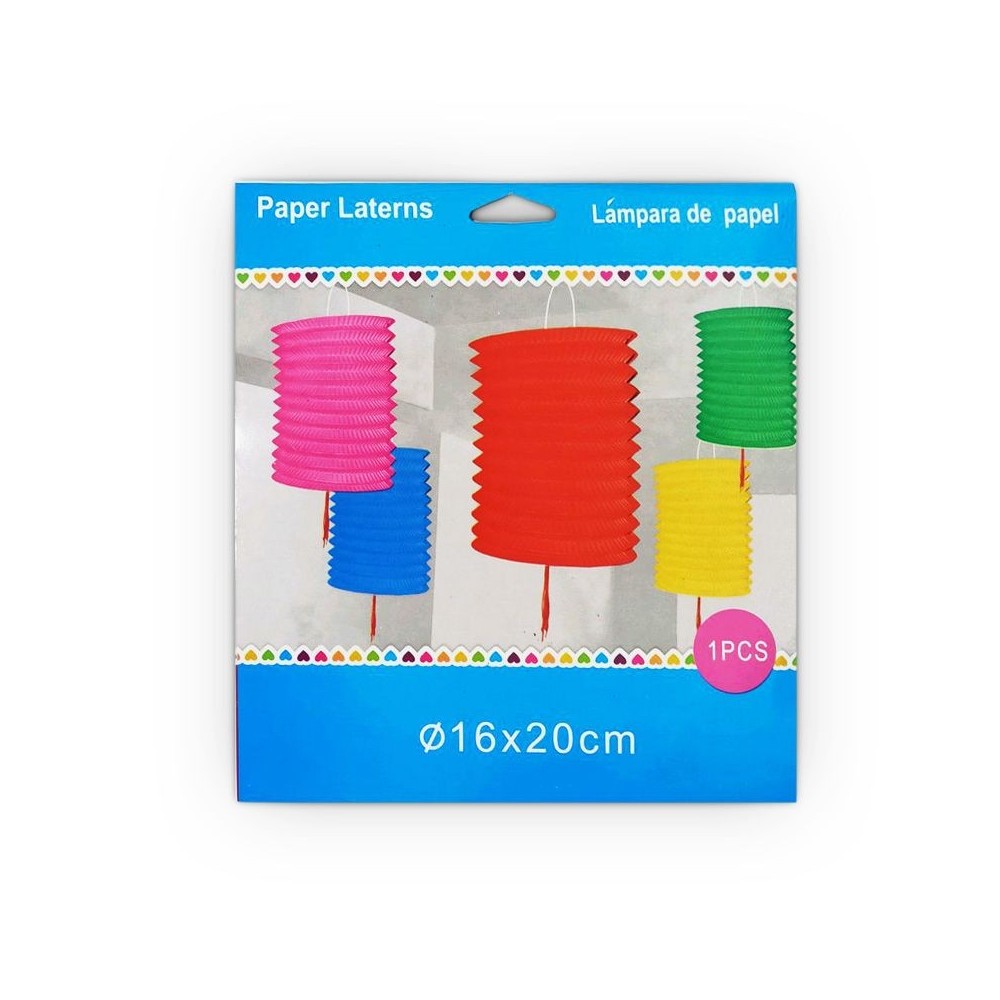 farolillos papel colores