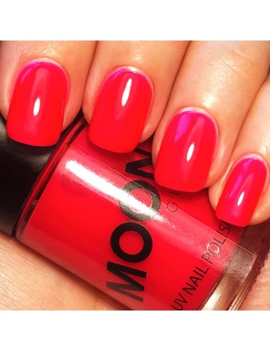 Pintauñas Fluorescente UV rosa