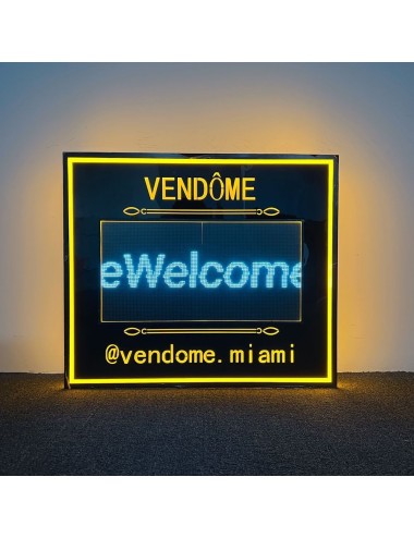 letrero luminosos programable fiestas