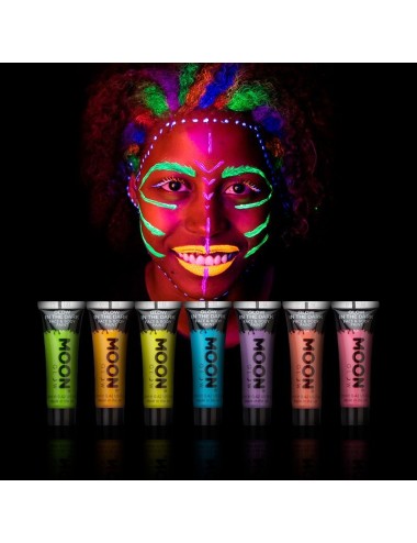 Pintura fluorescente para Fiestas rojo