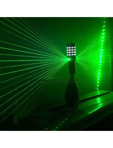 Bengalas LED 4 Láseres Verdes