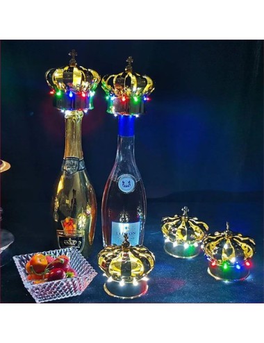 Corona led para botellas