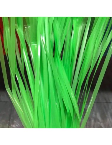 Cortina Flecos Neón UV verde