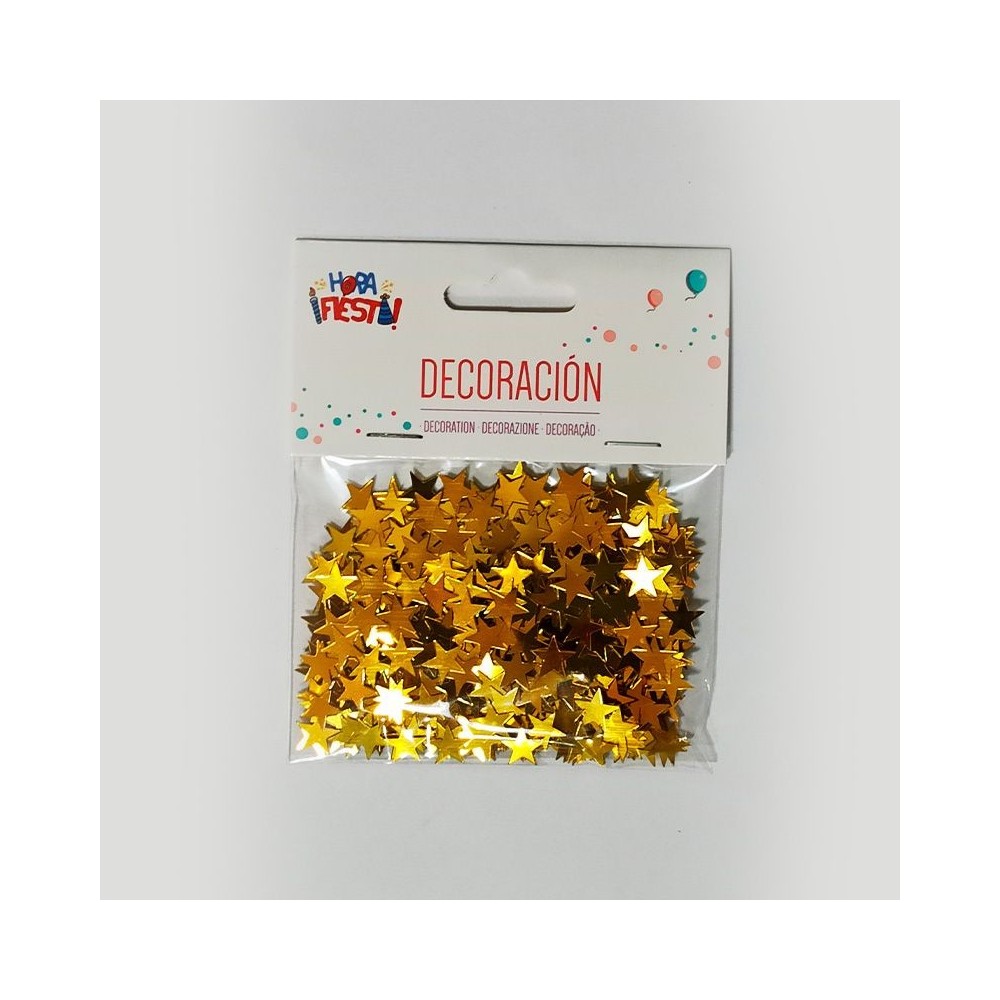 Bolsitas confeti metalizado estrellas bolsa