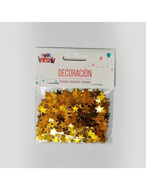 Bolsitas confeti metalizado estrellas bolsa