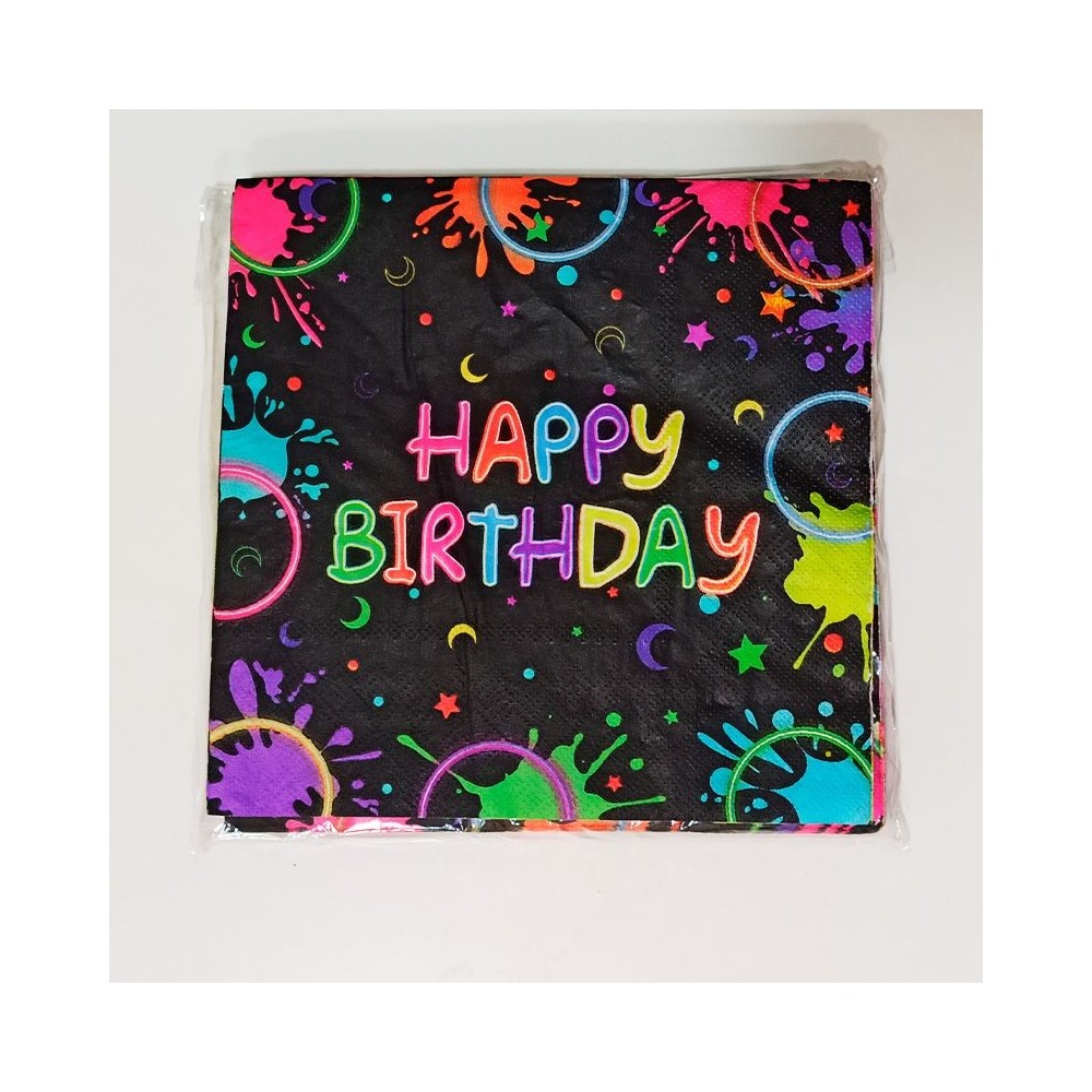 Servilletas para Glow Party