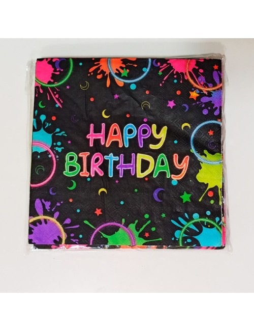 Servilletas para Glow Party