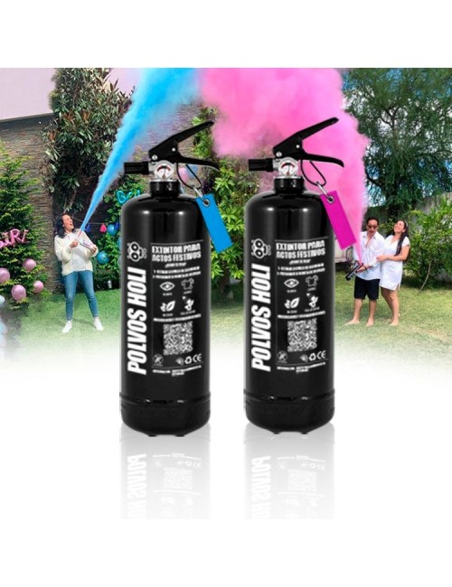 Extintores Polvos Holi Gender Reveal