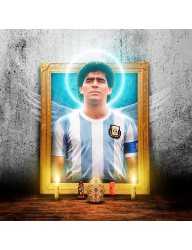 Cuadro Neón Maradona