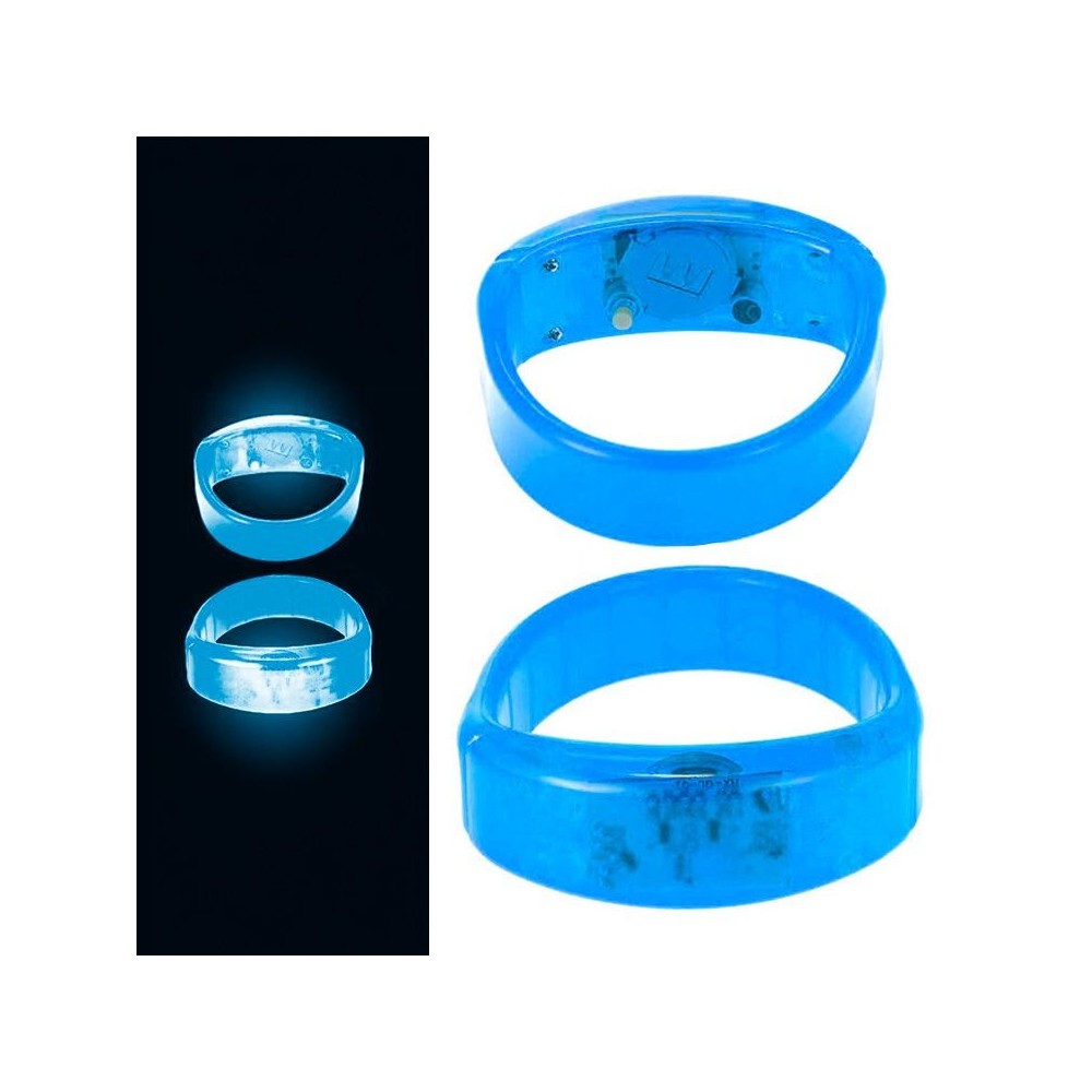 Pulsera LED sonido AZUL