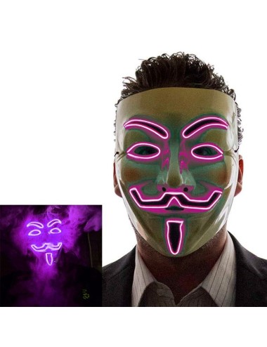 Máscara LED V de Vendetta