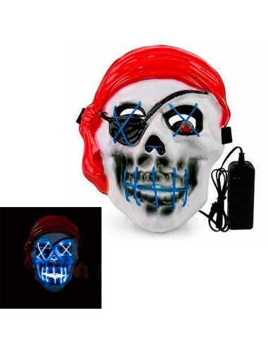 Máscara LED Pirata