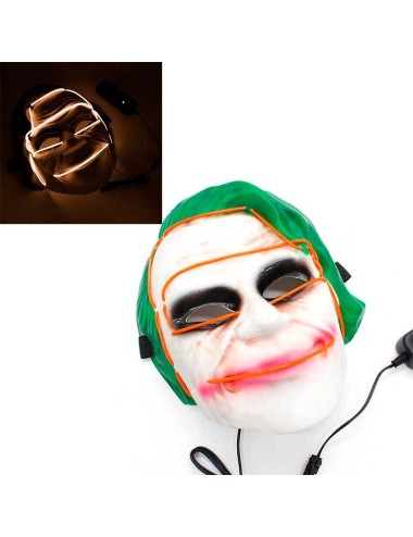 Máscara Led Joker Amarilla