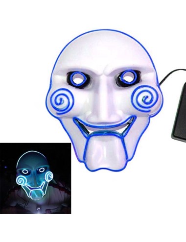 Máscara hilo neón Saw