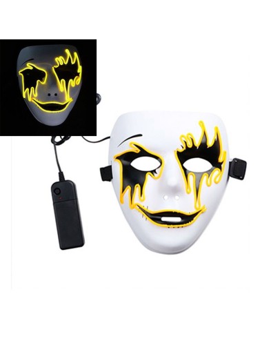 Máscara hilo neón Halloween