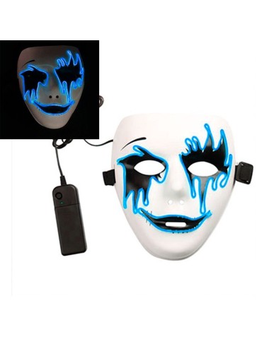 Máscara hilo neón Halloween
