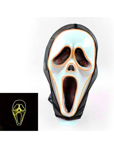 Máscara LED Scream