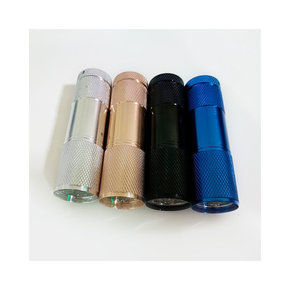 linterna ultravioleta 9 leds