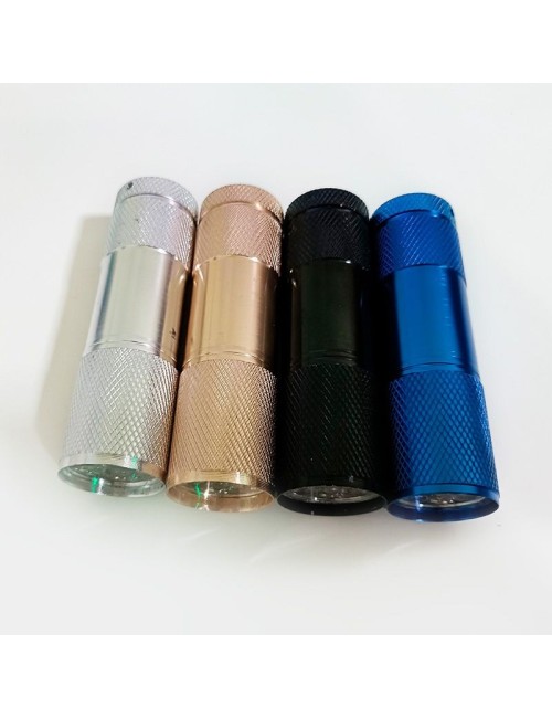 linterna ultravioleta 9 leds