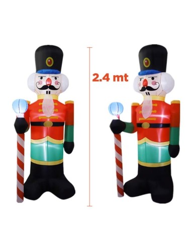 Cascanueces hinchable Navidad