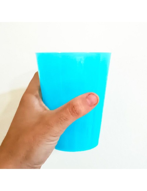 Vasos UV para cubatas azul