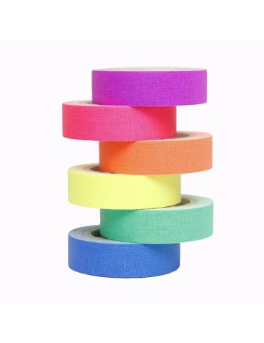 cinta adhesiva fluorescente uv