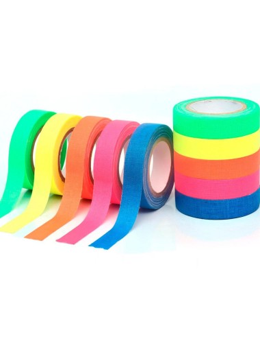 cinta adhesiva fluorescente uv