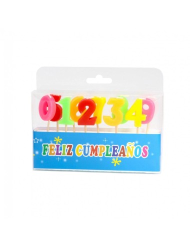 Velas Fluorescentes Números