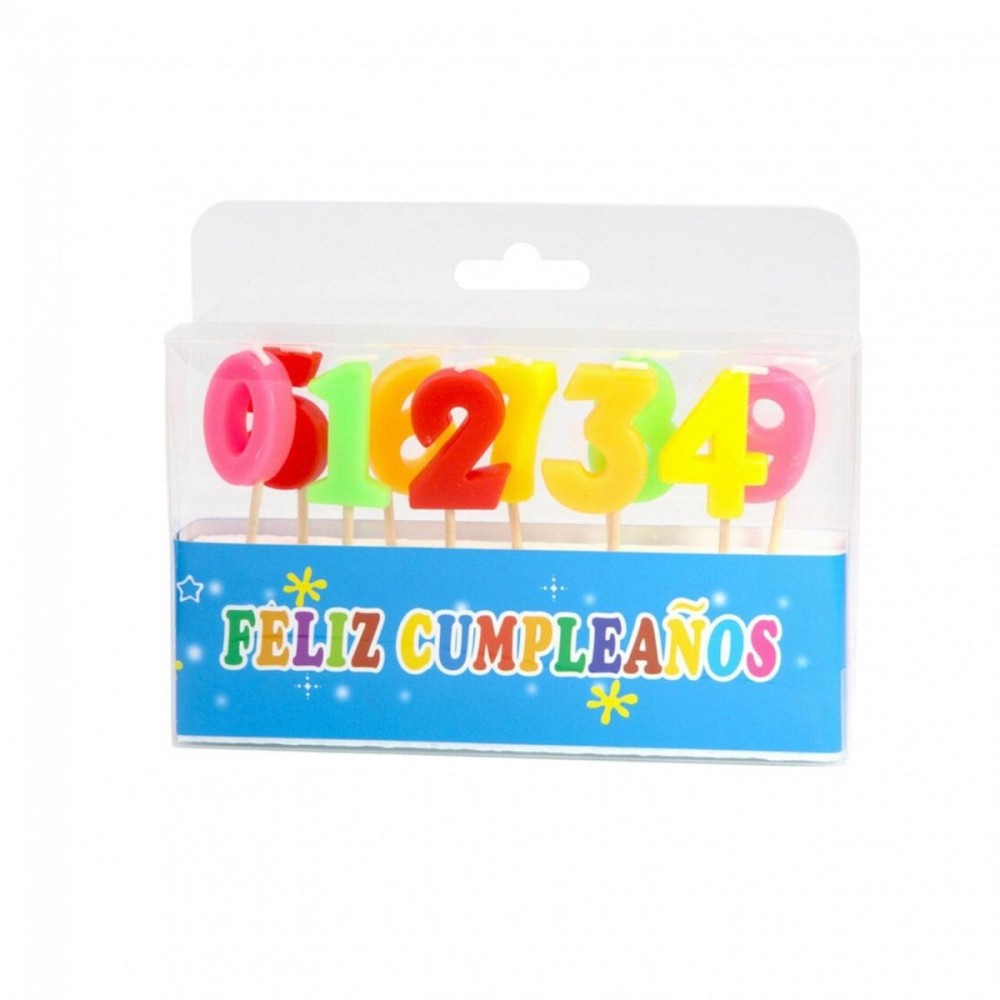 Velas Fluorescentes Números