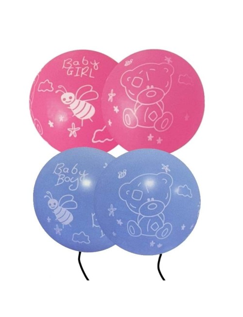 Globos Gender Reveal rosa y azul